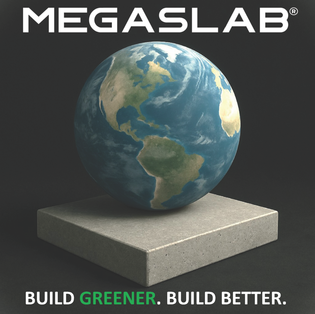 Green Concrete MEGASLAB Sustainability